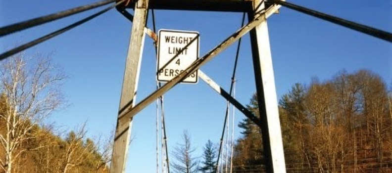 Footbridges in Western North Carolina