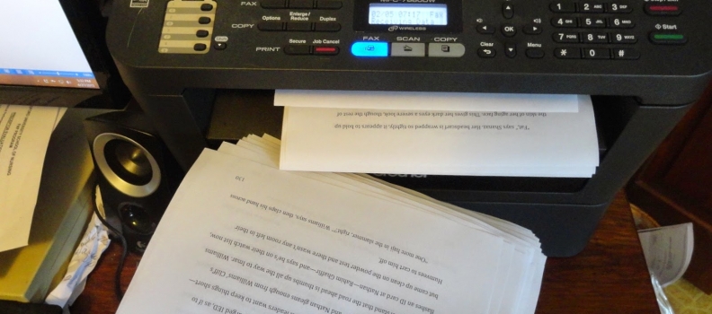 Revising the Novel: Printing the Pages